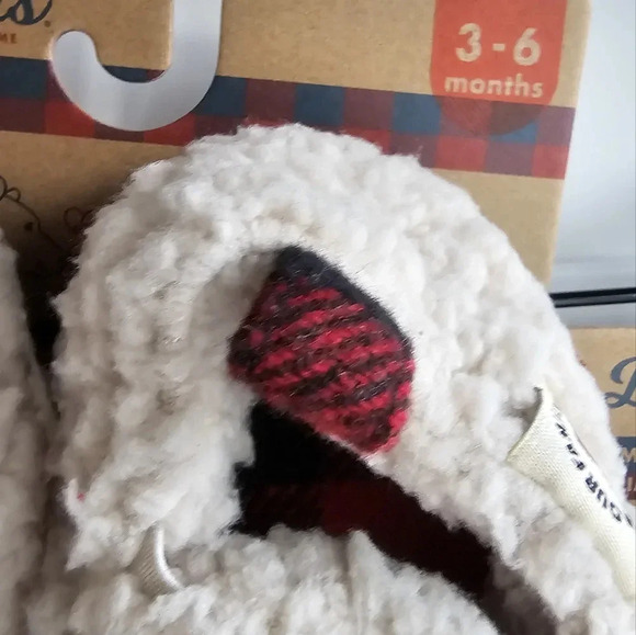 Christmas Dearfoams Family Slippers Baby 3-6 months Lil 2-3 years Papa Bear 10" - Picture 2 of 7